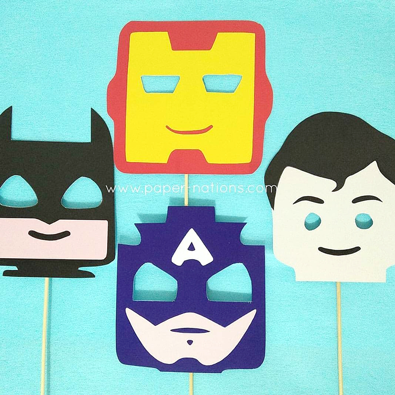 Lego Superheroes Masks